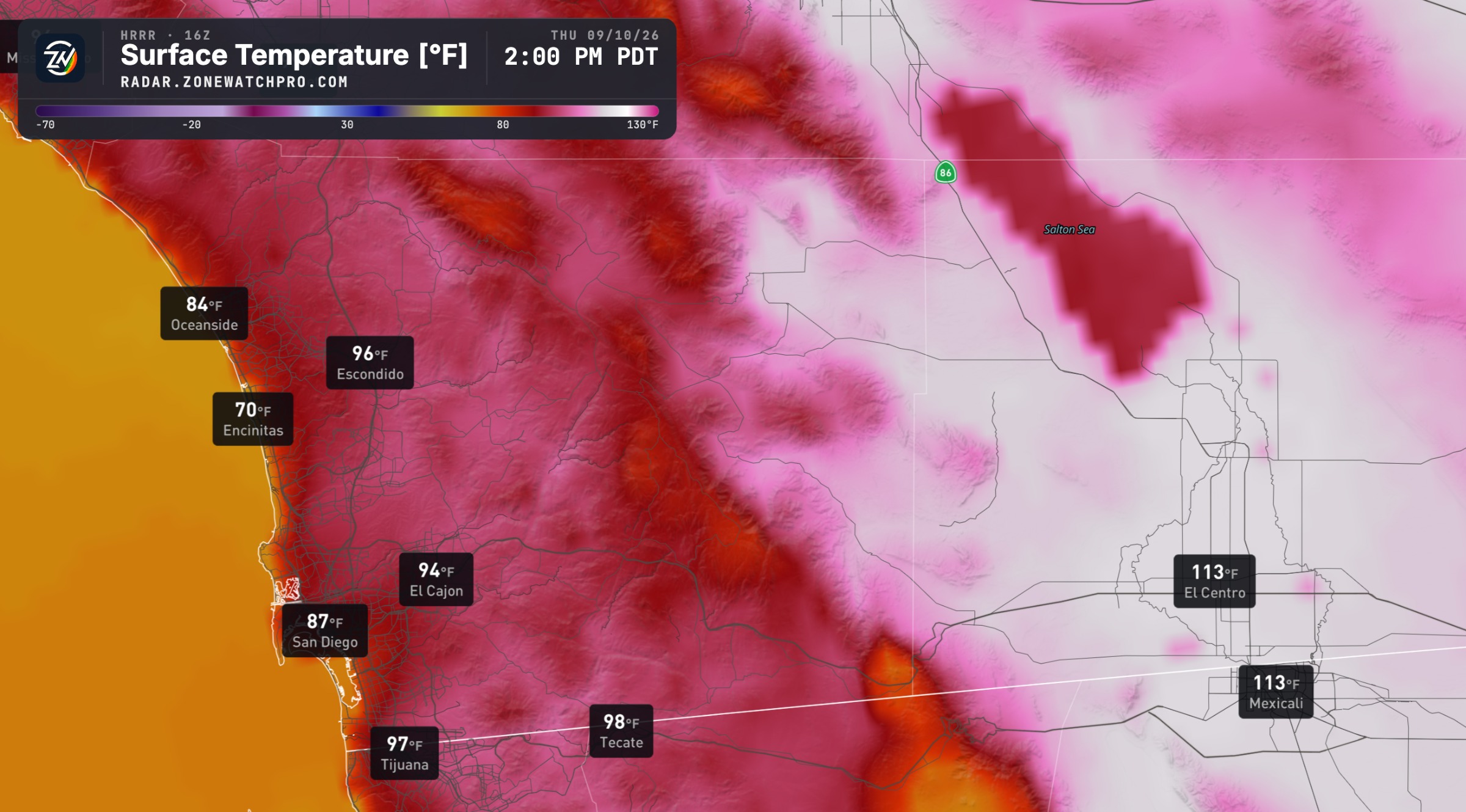 zonewatch surface temperature 20260910 104241