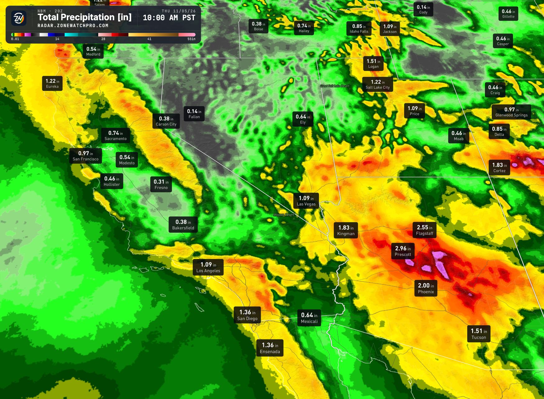 zonewatch total precipitation 20261025 141849